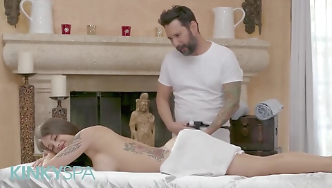 Married guy with a sexy brunette