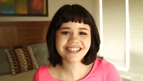 Sexy babe gets her pussy stretched by cock