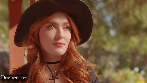 Horny girl gets fucked by a huge dildo volleyball