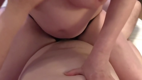 Sexy young blonde with huge natural tits gets fucked