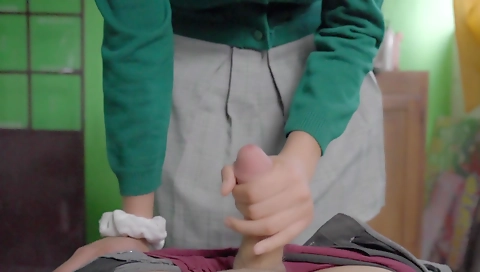 Hot blonde with sexy restrapan