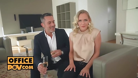 She's going to be hard from behind