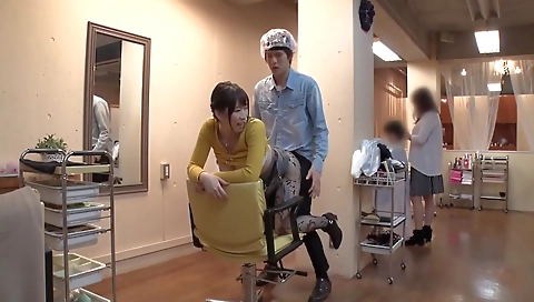 Hot milf with huge tits and a cum on face