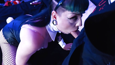 Sexy black girl gets fucked by a white cock