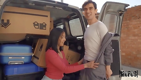 Sexy cutie has a sex with her boyfriend